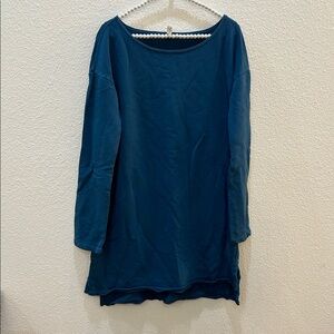 Free People Split Hem Tunic Pullover Size Medium